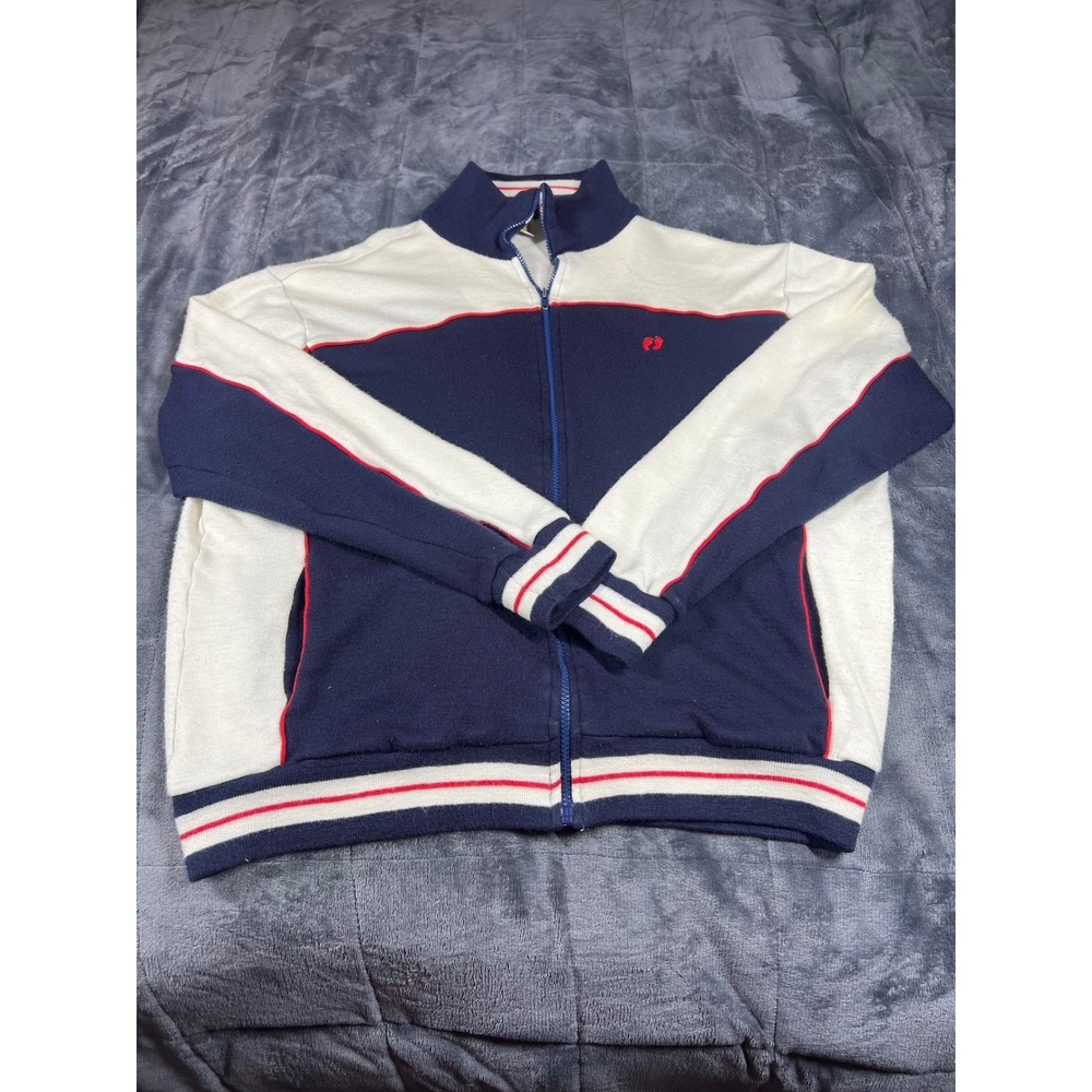Hang Ten Track‎ Jacket Full Zip Athletic Striped Retro Menswear XL